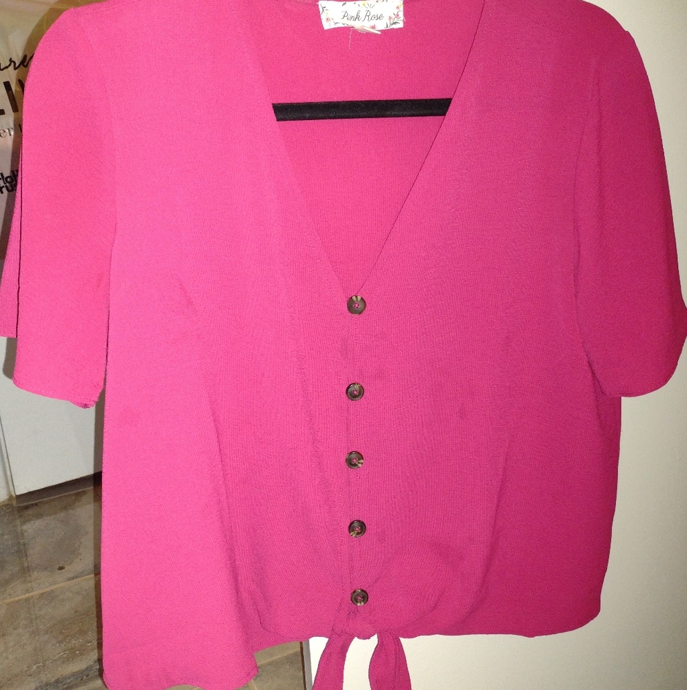 Pink Rose, (worn once) dressy top